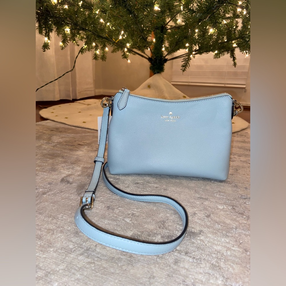 NWT Kate Spade Bailey Crossbody in Frost Sky (Light Blue)